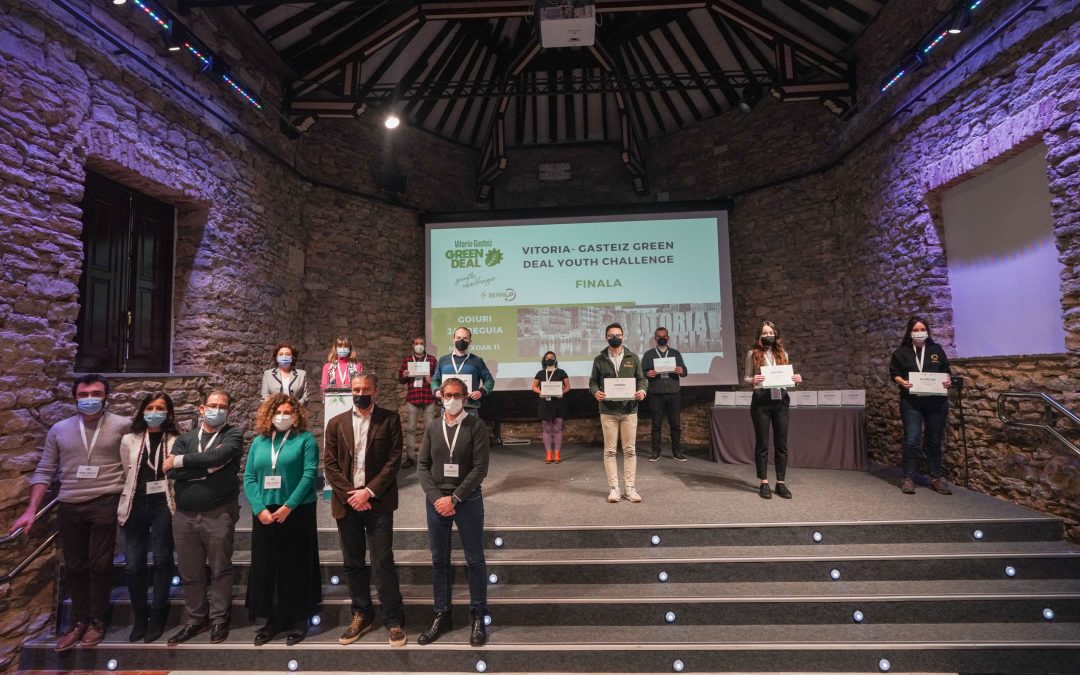 El Gasteiz Green Deal Youth Challenge premia a 3 ‘startups’ con ideas innovadoras en el ámbito de la economía verde