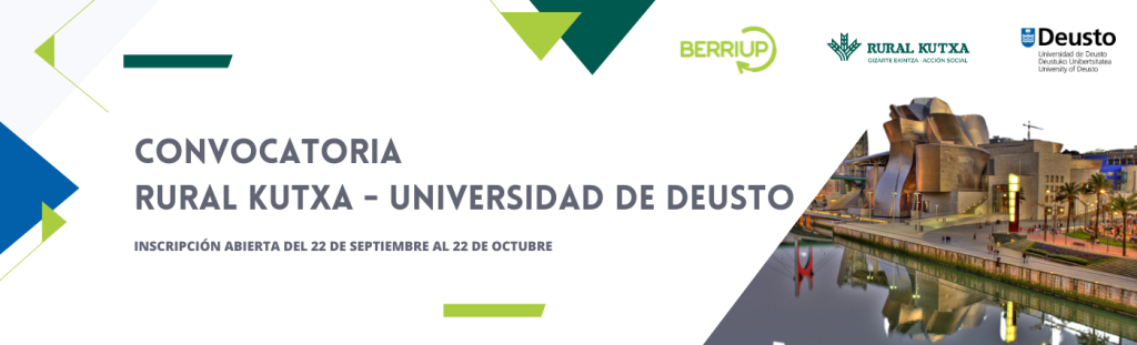 Banner web convocatoria caja y deusto